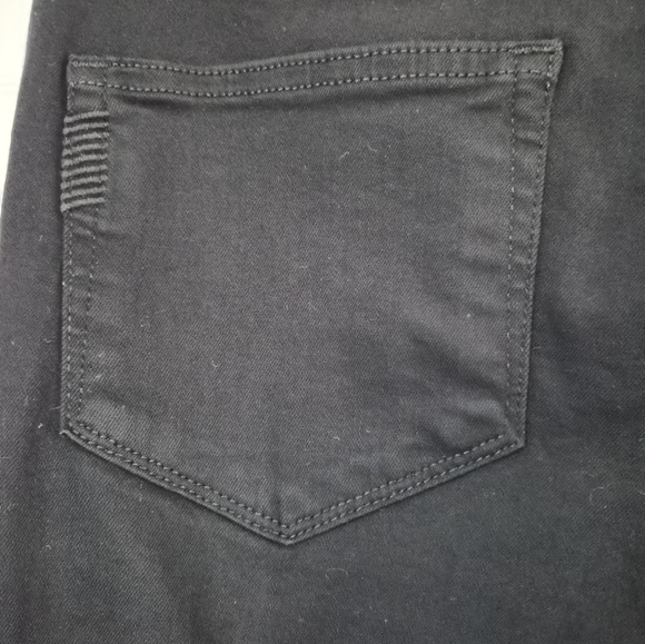 PAIGE Verdugo Ultra Skinny Jeans Black Overdye Size 28 High Rise Stretch Denim - Picture 4 of 9